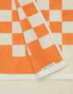 Marc O'Polo Checker Meloen Gastendoek 30 x 50 cm