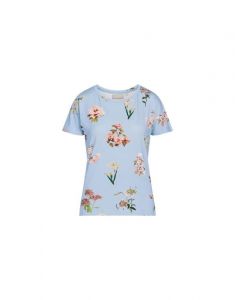 ESSENZA Ellen Annebella Zen blue Top korte mouw M