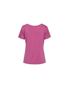 ESSENZA Ellen Uni Violet Top korte mouw XL