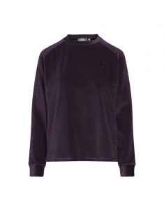 ESSENZA Hella Uni Plum wine Top lange mouw M