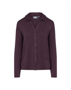 ESSENZA Kae Uni Plum wine Top lange mouw L