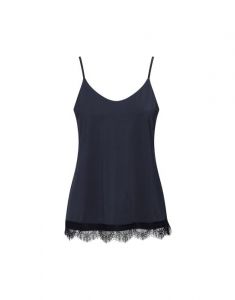 ESSENZA Luna Uni Darkest blue Top mouwloos M