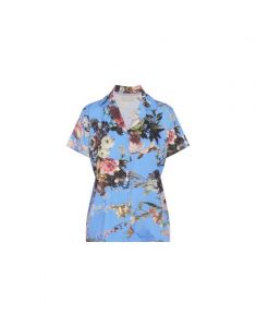 ESSENZA Marente Isabelle Azur blue Top korte mouw XS