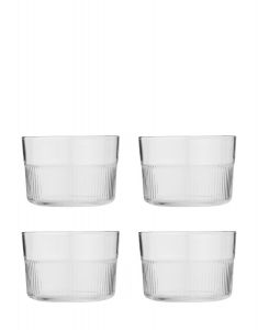 Marc O'Polo Moments Transparent Tumbler klein set 4-delig 25 cl