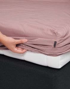 ESSENZA Premium Percale Woodrose Hoeslaken 160 x 200 cm