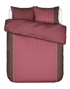 ESSENZA Tesse Cherry red Dekbedovertrekset 240 x 220 cm