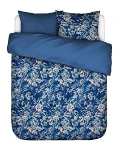 ESSENZA Yfke Cobalt blue Dekbedovertrekset 240 x 220 cm