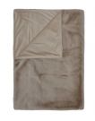 ESSENZA Furry Taupe Plaid 150 x 200 cm